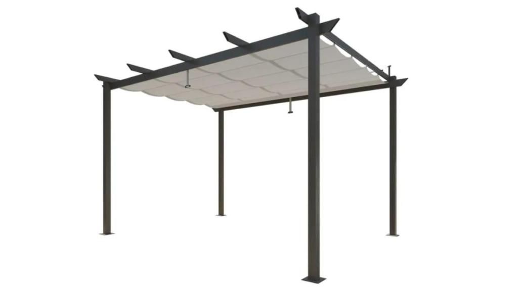 Una pérgola.