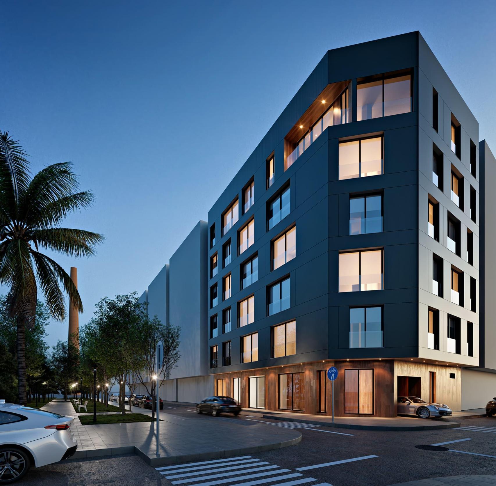 Diseño del proyecto residencial en la zona oeste de Málaga.