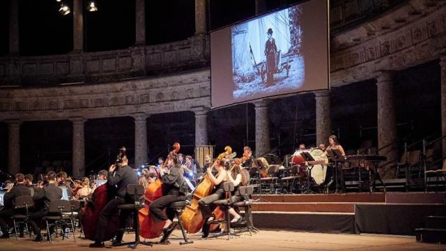 'The Circus' de Chaplin en la Alhambra. Foto: Fermín Rodríguez