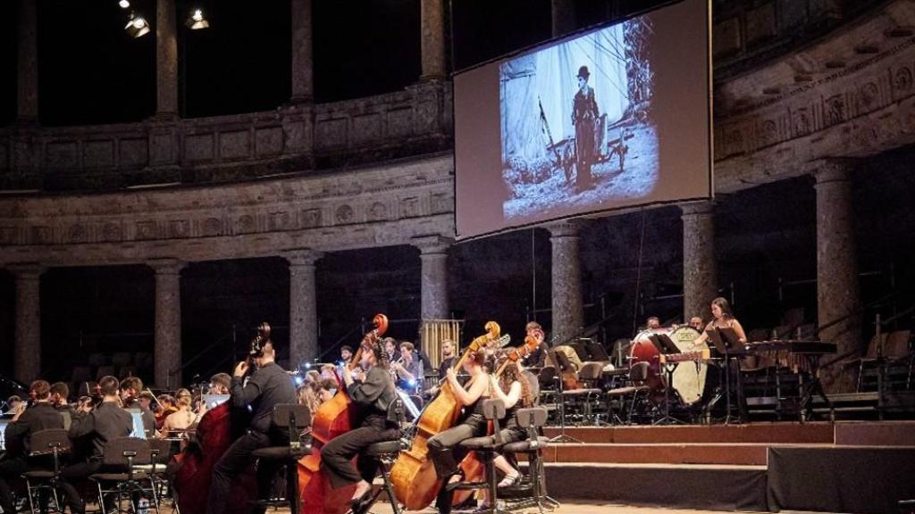 'The Circus' de Chaplin en la Alhambra. Foto: Fermín Rodríguez