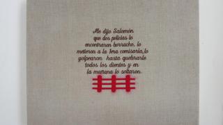 Priscilla Monge:  'Sentencias de muerte', 1994. Foto CGAC