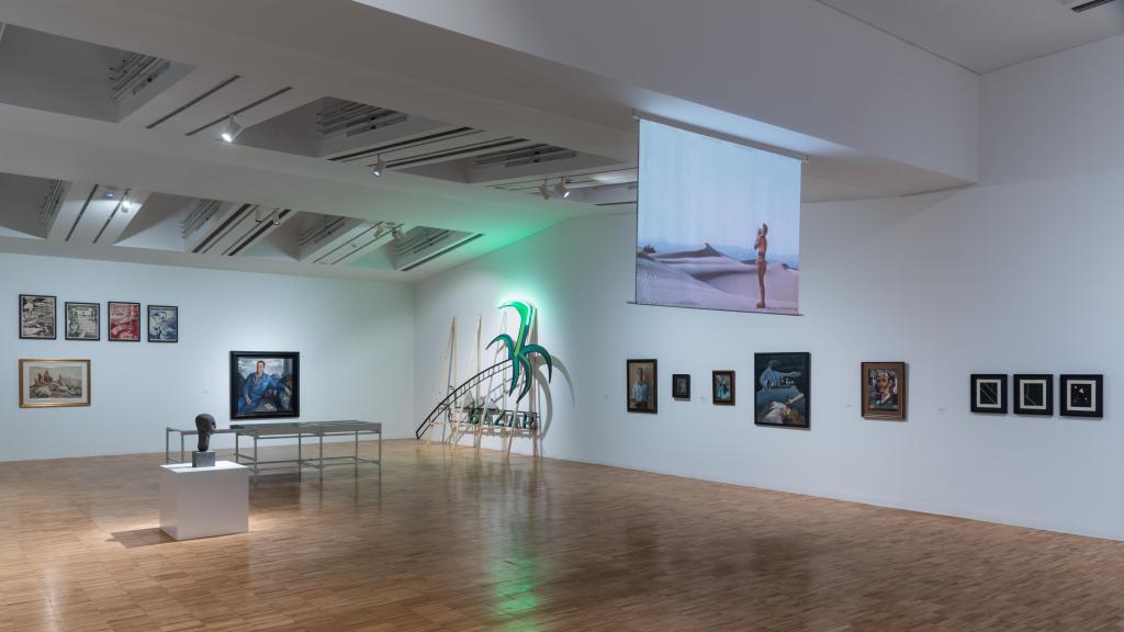 Vista de una de las salas de la exposición. Foto: TEA