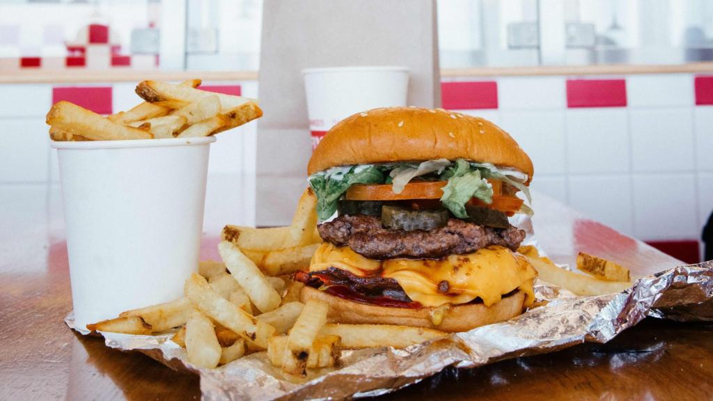 Las hamburguesas de Five Guys.