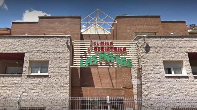 Fachada de la Clínica Geriátrica de Las Matas en Las Rozas.