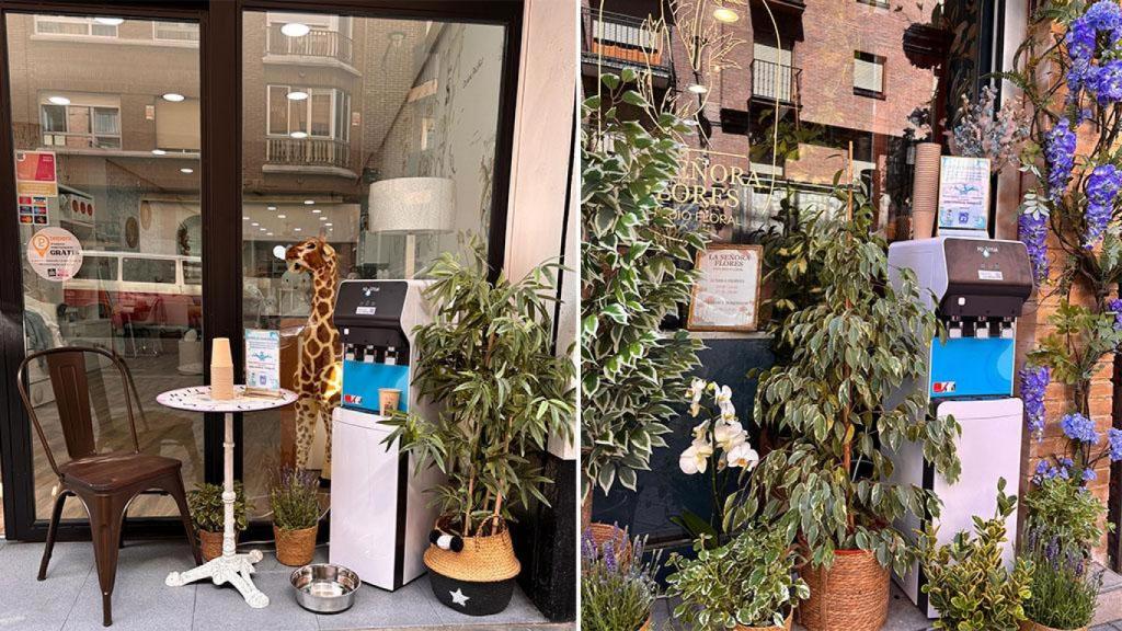 Dispensadores de agua gratuitos en la zona de Torrecilla