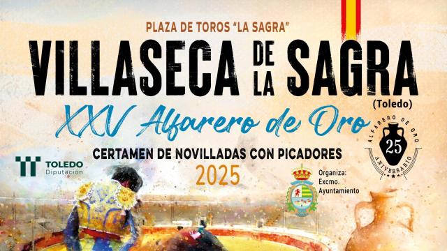 Cartel XXV Alfarero de Oro 2025.