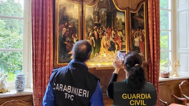 El capitán Juan José Águila dirige la sección de Patrimonio Histórico de la UCO, el grupo centrado en la identificación y recuperación de obras de arte robadas, expoliadas o extraídas ilegalmente de España.