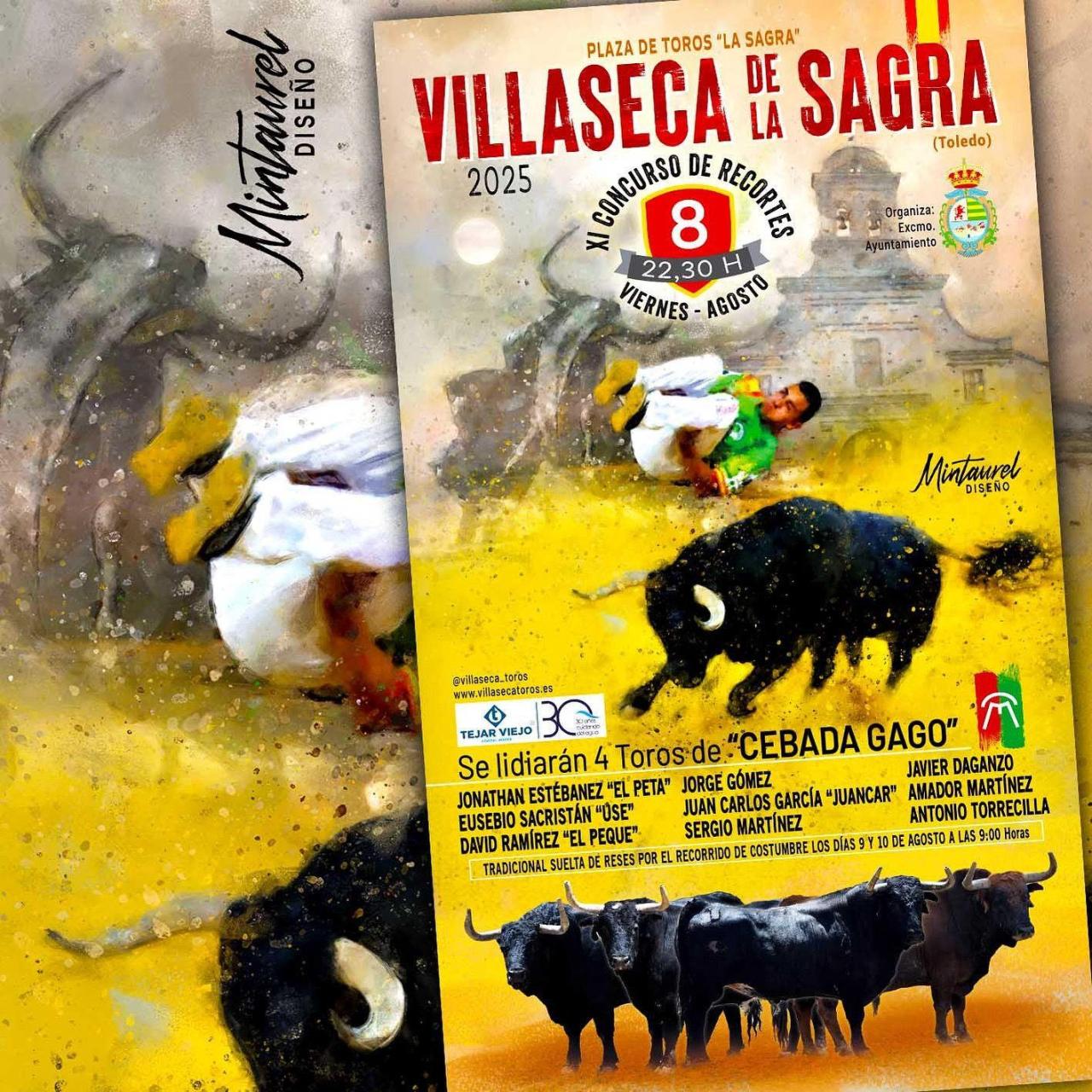 Concurso de Recortes con toros de Cebada Gago.