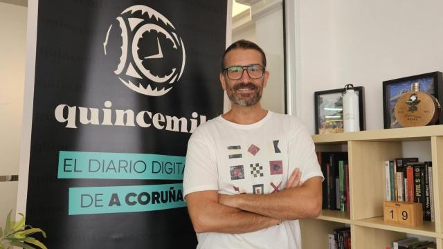 Román Mosteiro, cantante coruñés.