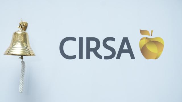 Toque de campana por la salida a Bolsa de Cirsa, a 9 de julio de 2025.