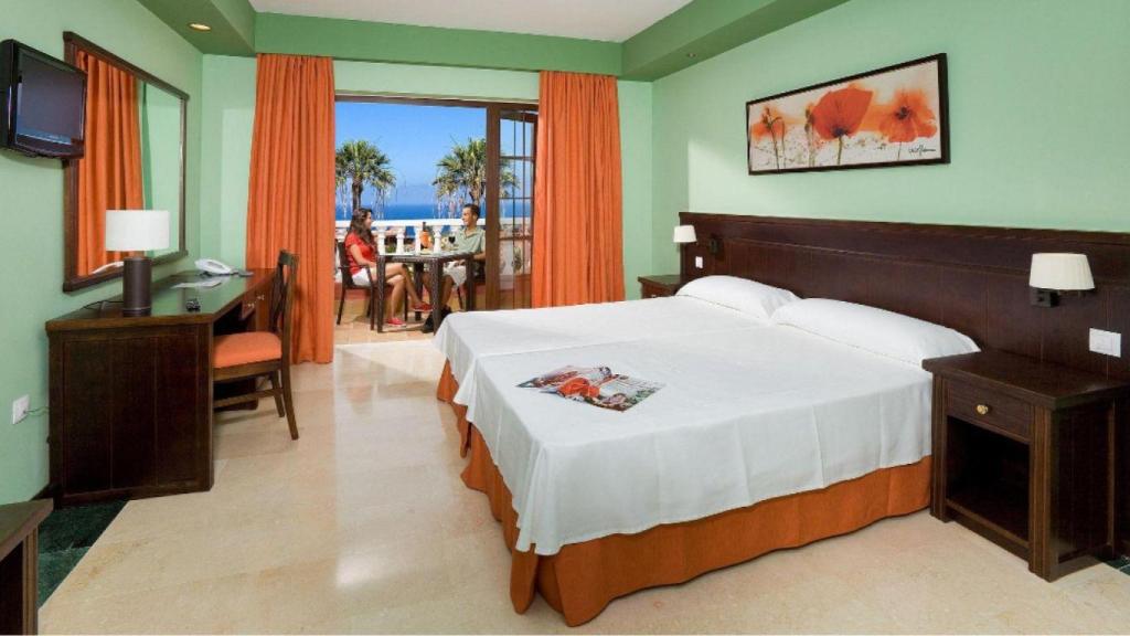 Una de las habitaciones dobles del hotel