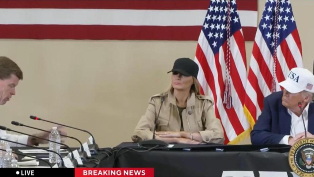 Donald Trump y Melania viajaron a Texas