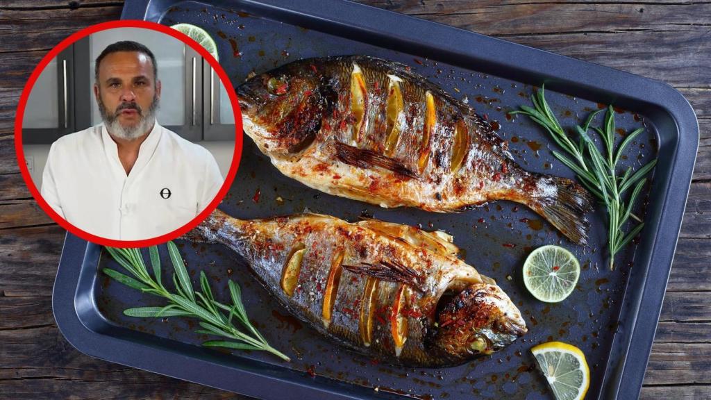 Ángel León en un montaje de Cocinillas