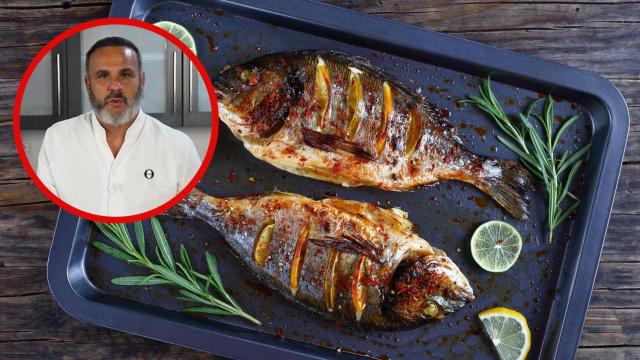 Ángel León en un montaje de Cocinillas