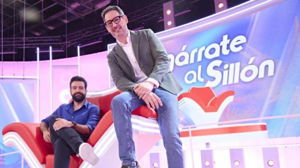 Rafa Castaño y Eugeni Alemany en 'Agárrate al sillón'.