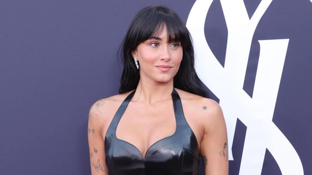 Aitana en el evento de Yves Saint Laurent en Madrid.