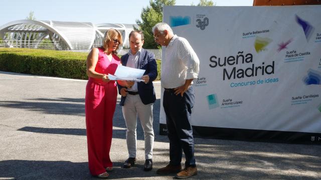El delegado de Urbanismo en el Ayuntamiento de Madrid, Borja Carabante, presenta el concurso de ideas 'Sueña Madrid'.