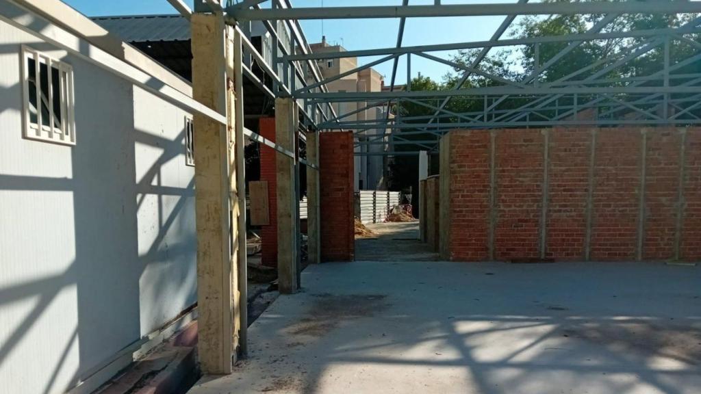 Estado del futuro comedor del CEIP Valdés Leal.