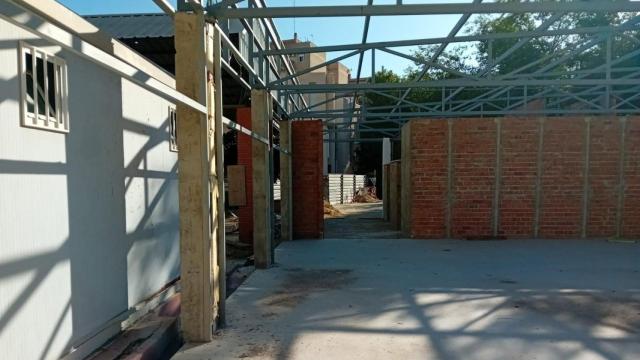 Estado del futuro comedor del CEIP Valdés Leal.