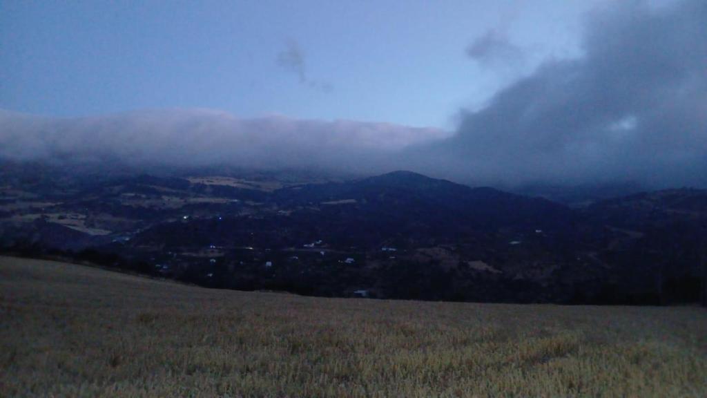 El incendio de Villanueva de la Concepción a primera hora de este sábado.