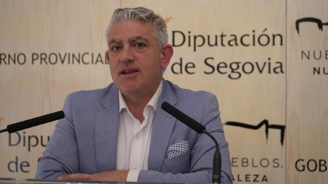 El diputado del Área de Cultura, Juventud y Deportes, José María Bravo, durante la presentación de la iniciativa