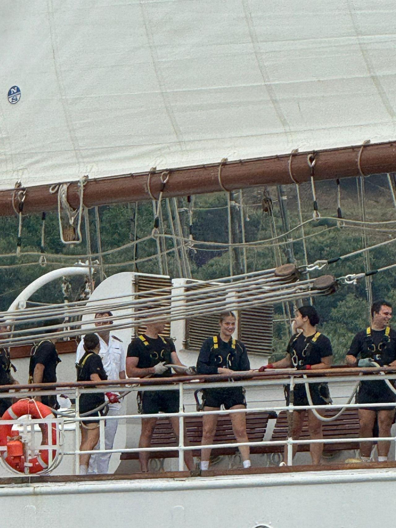 La heredera se despedirá de sus compañeros en los próximos días tras siete meses de travesía.