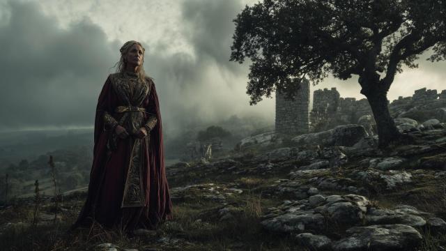 Recreación artística de la Reina Lupa. Iván Fernández Amil