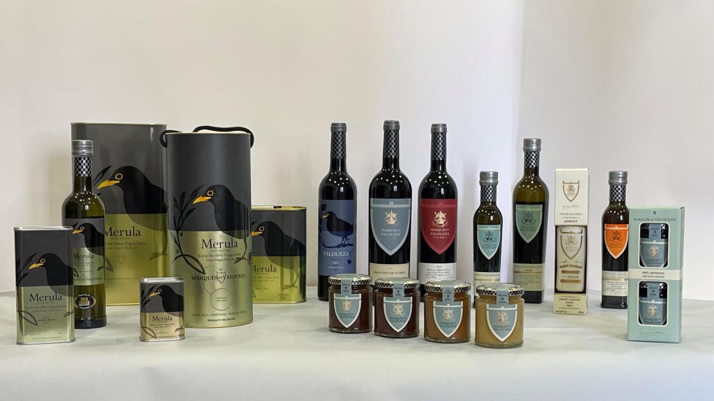 Bodegón con los principales productos de los Álvarez de Toledo.
