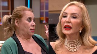 Carmina Barrios y Carmen Lomana en 'Pasa sin llamar'.