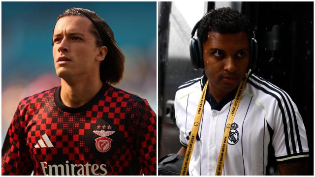 Álvaro Carreras y Rodrygo, en un collage