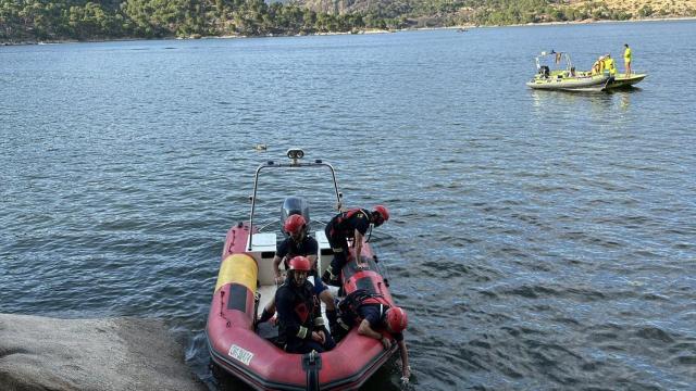 El 112 en el pantano de San Juan.