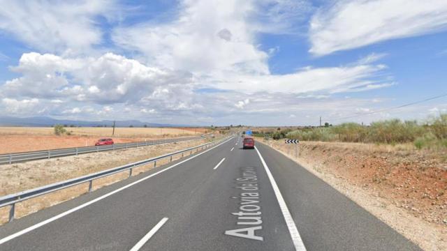 Autovía A-5 a la altura de Lucillos (Toledo).