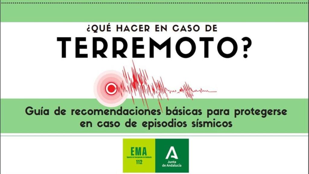Consejos del 112 Andalucía cuando ocurre un terremoto.