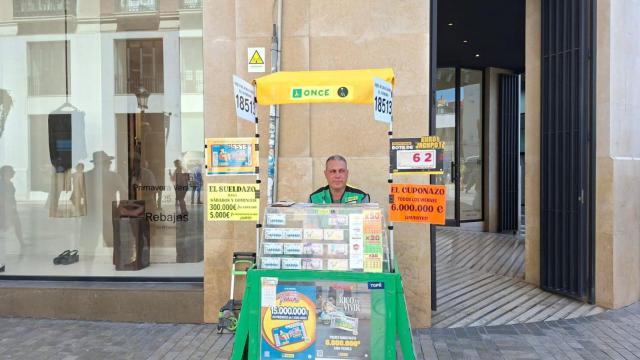 Salvador, trabajador de la ONCE.