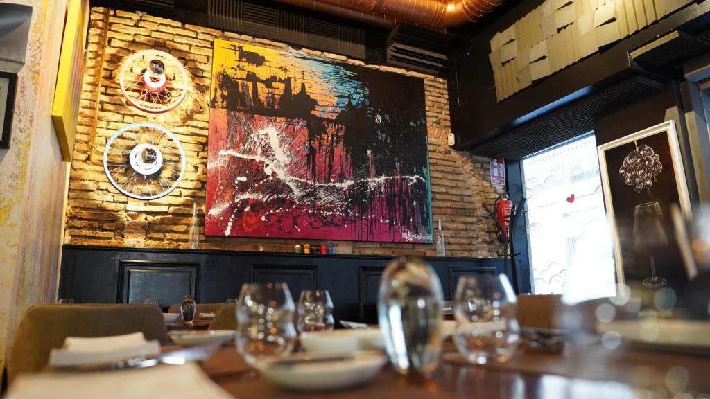 Interior del restaurante.