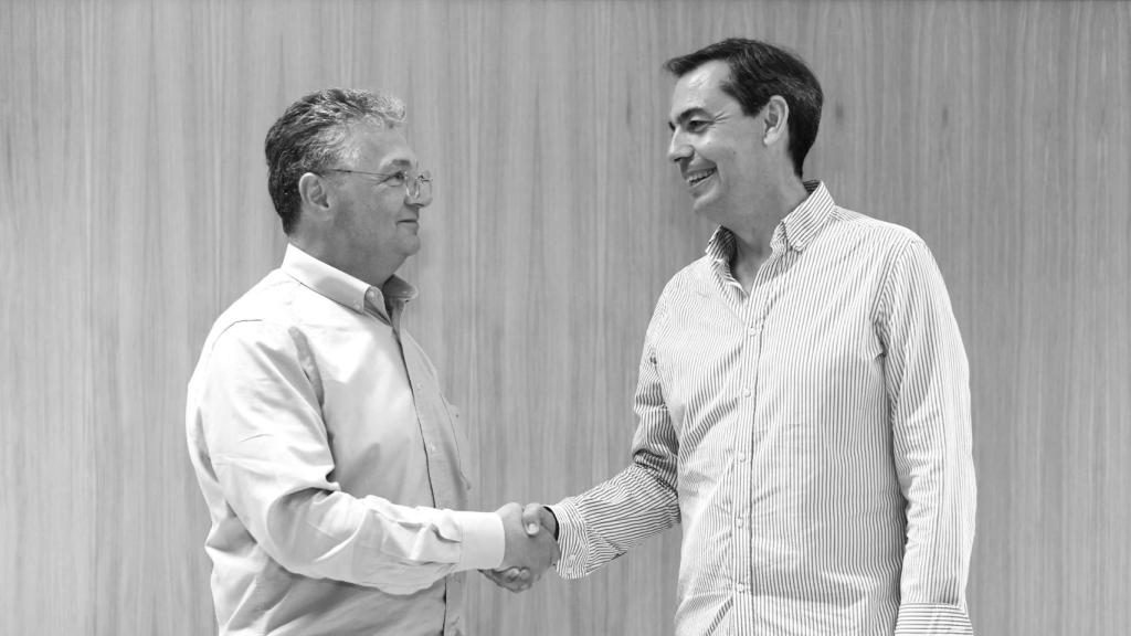 Jacobo Pruschy, CEO de Keldai, Manuel Pérez García, CEO de PhotoIlLike.