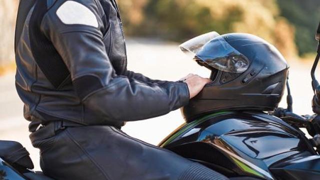 Una imagen de archivo de un motorista.