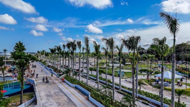 Parque de la Ciudad, en Belém, donde se celebrarán los debates de la COP30 en noviembre 2025.