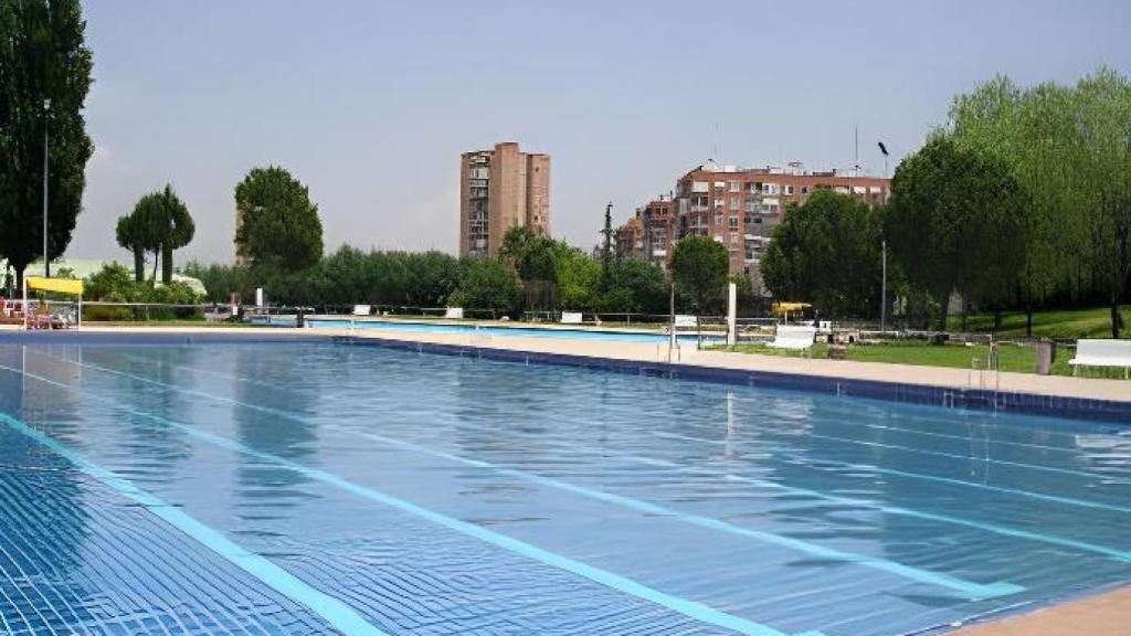 Vista de la piscina del CDM de Hortaleza.