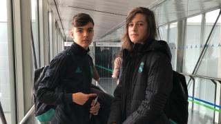 Raúl Asencio y Álvaro Carreras, en su etapa en la cantera del Real Madrid