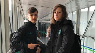 Raúl Asencio y Álvaro Carreras, en su etapa en la cantera del Real Madrid