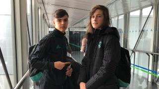 Raúl Asencio y Álvaro Carreras, en su etapa en la cantera del Real Madrid