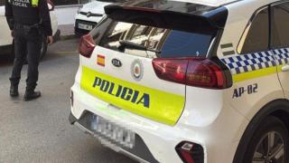 Policía local en Ronda.