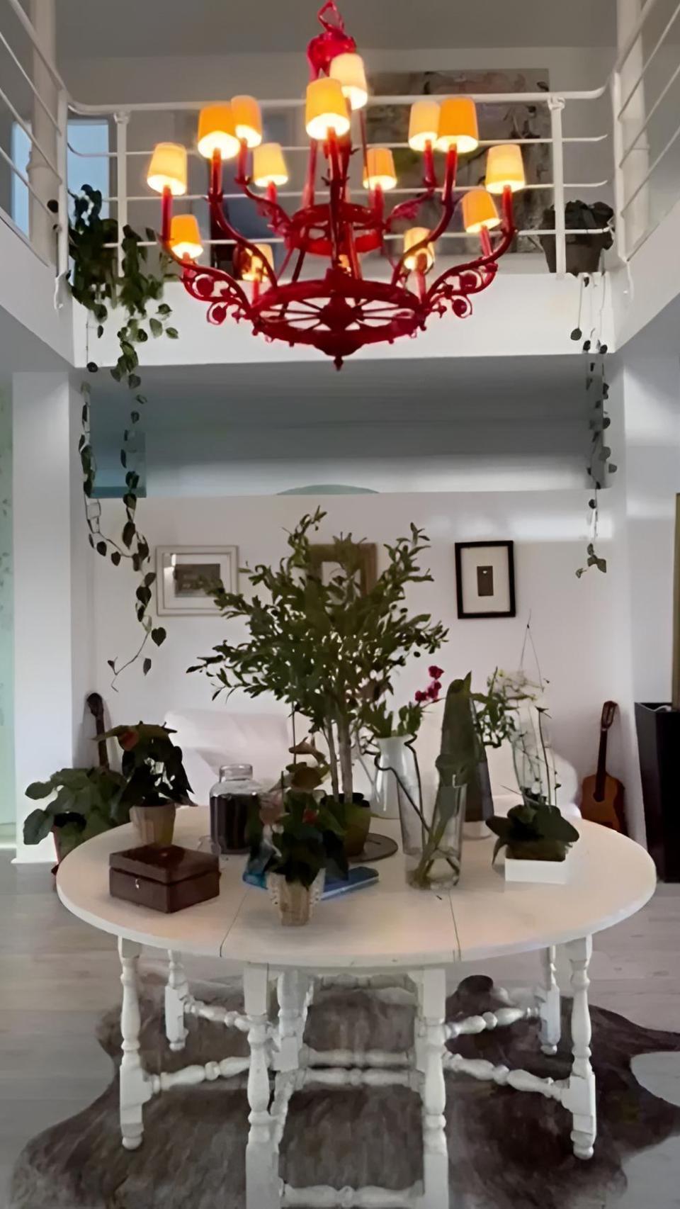 El salón de Blanca Romero.