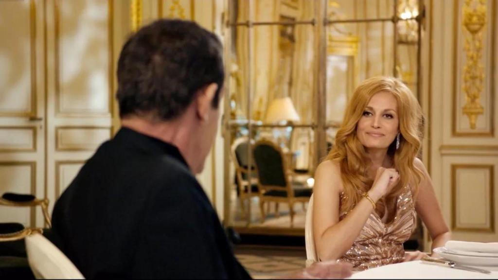 Thierry Ardisson con la entrevista ficticia a Dalida en 'Hôtel du temps'.