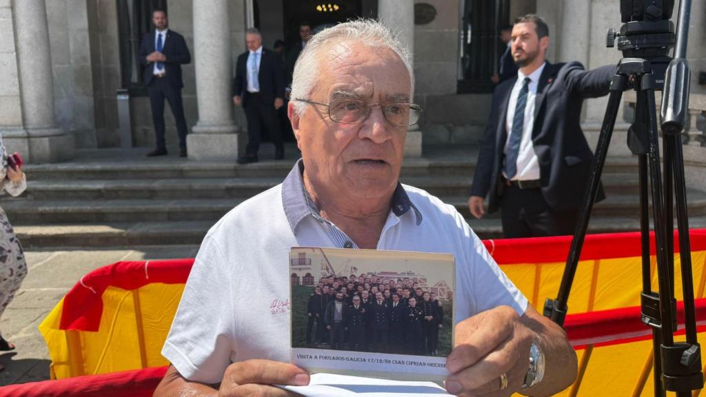 Manuel, quien fue chófer de Felipe VI durante su estancia en Marín en 1986