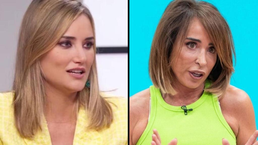 Alba Carrillo y María Patiño, en un fotomontaje de BLUPER.