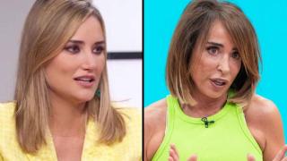 Alba Carrillo y María Patiño, en un fotomontaje de BLUPER.