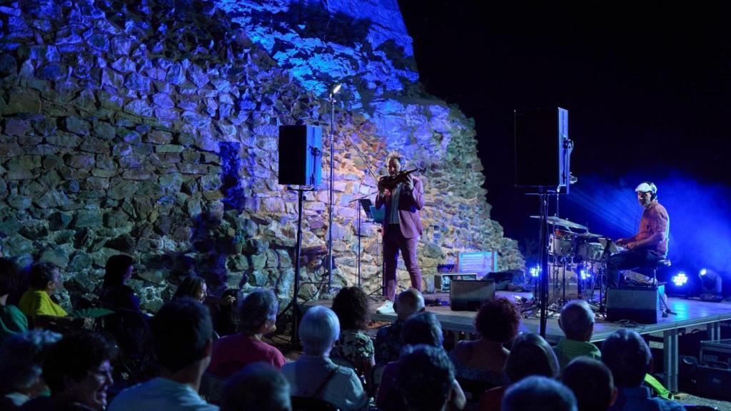 Una actuación del Festival de los Castillos.