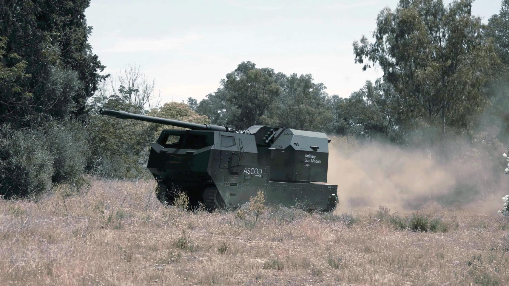 Obús autopropulsado sobre cadenas Némesis